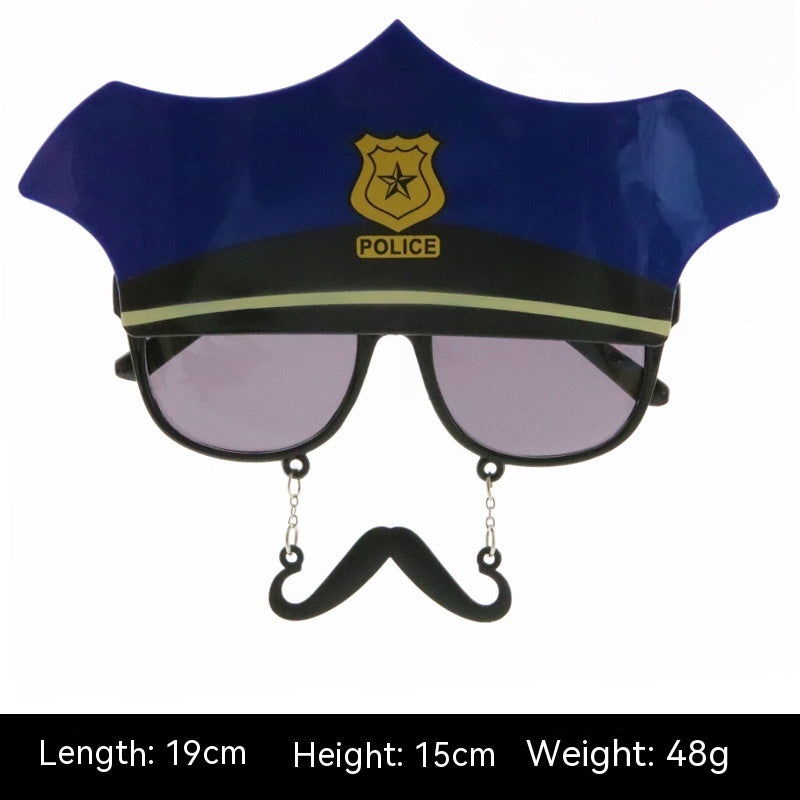 Halloween Glasses Beard Ball Party Funny Props Skull Pirate Navy Ghost Festival Dance Party Decoration