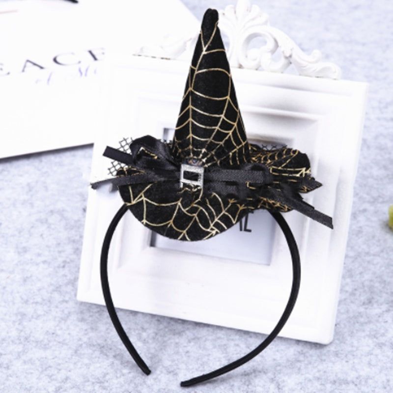 Halloween Headband Pumpkin Party Witch Hat Decoration Supplies