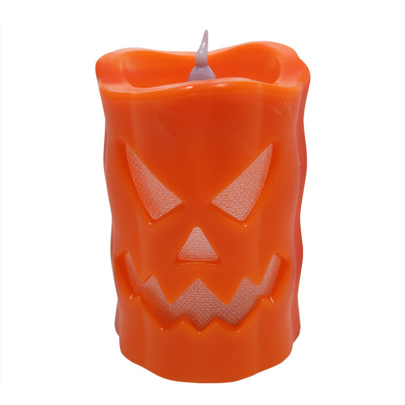 Halloween Flameless Candle Light LED Colorful Candlestick Table Decoration