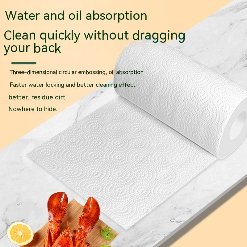 Kitchen Paper Roll Paper Absorbent Oil-absorbing Sheets
