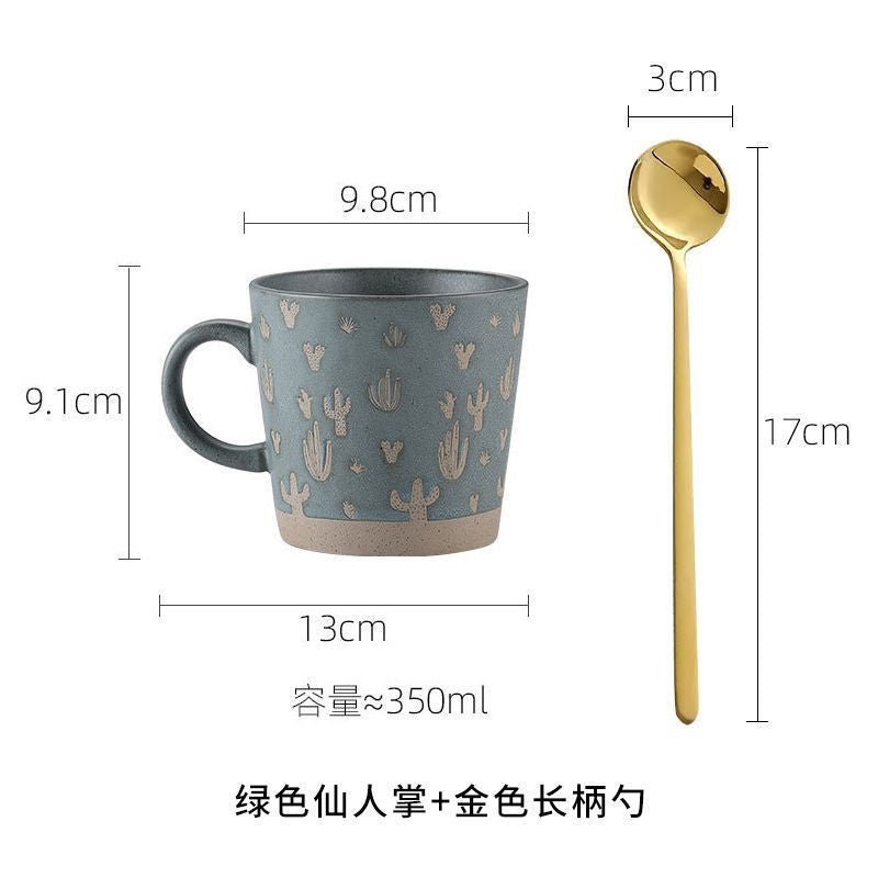 Stoneware Mug Coffee Cup Couple Water Cup