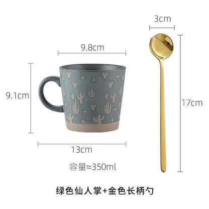 Stoneware Mug Coffee Cup Couple Water Cup