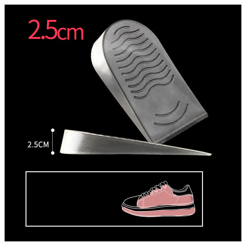 2 pairs of invisible silicone inner heightening insoles
