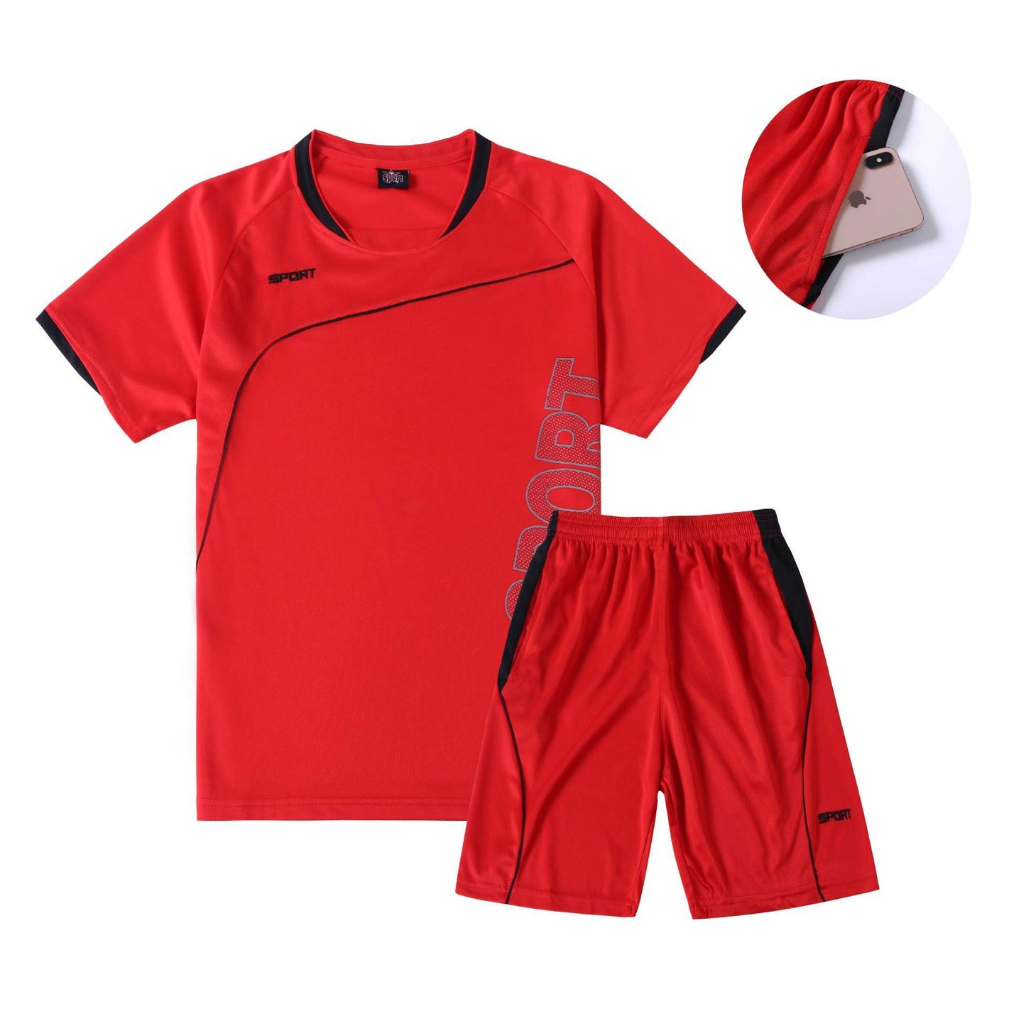 Men's Leisure And Comfortable Sports Quick Dry Running Set