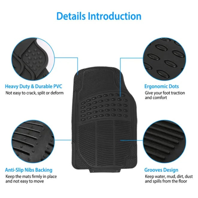 PVC Rubber Heavy-duty Drive Car Floor Mat