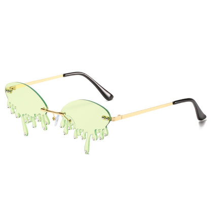 Sunglasses Personality Tear-shaped Visor Glasses