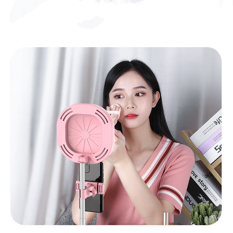 Telescopic folding RGB live fill light
