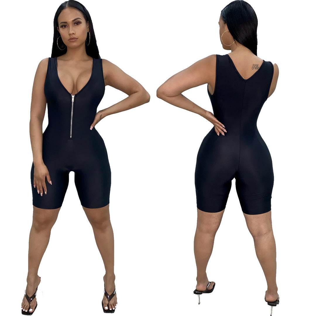 Leisure sports jumpsuit
