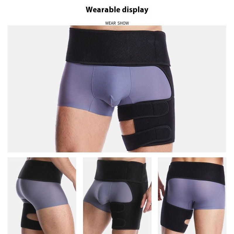 Tight Pants Hip Protective Gear Running Sports Groin Protection Belt Prevent Muscle Strain
