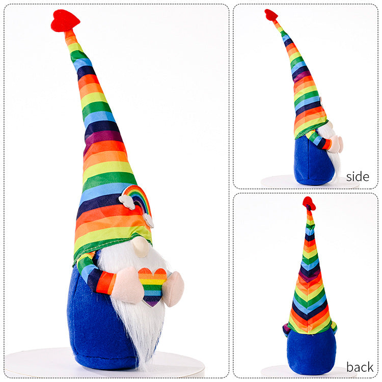 Rainbow Doll Faceless Doll