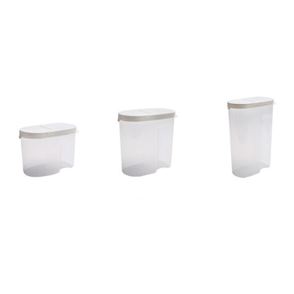 Whole grains sealed cans plastic kitchen food storage box