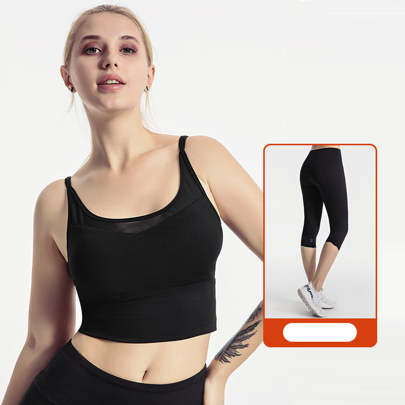 Mesh breathable leisure sports suit