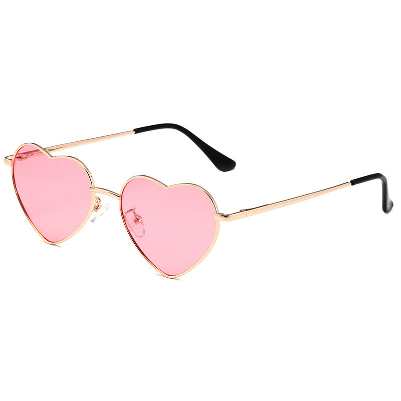 Women's Cute Heart Polarized Sun Glasses