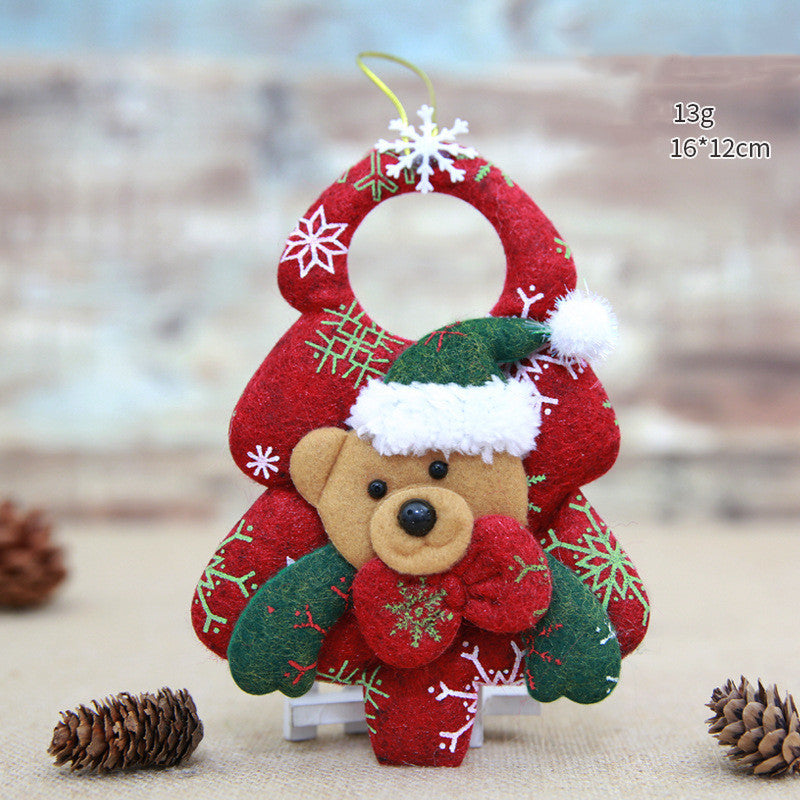 New Christmas decoration non woven fabric Pendant