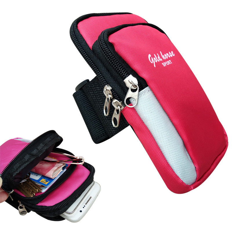Nylon arm bag for fitness cycling