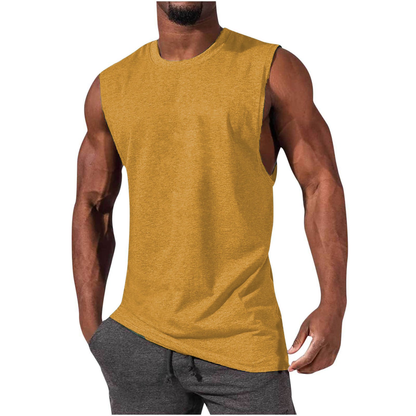 Men's T Shirt Muscle Sports Leisure