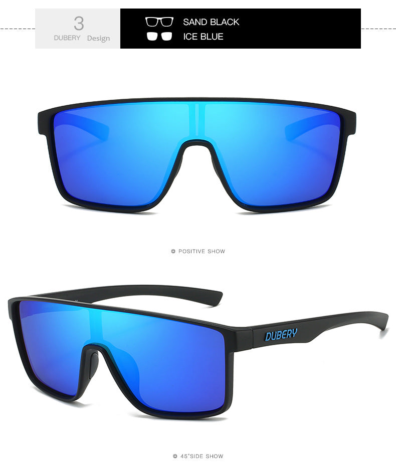 Men's And Women's Real Film One-piece Polarized Outdoor Cycling Fishing Sunglasses Sun Glasses
