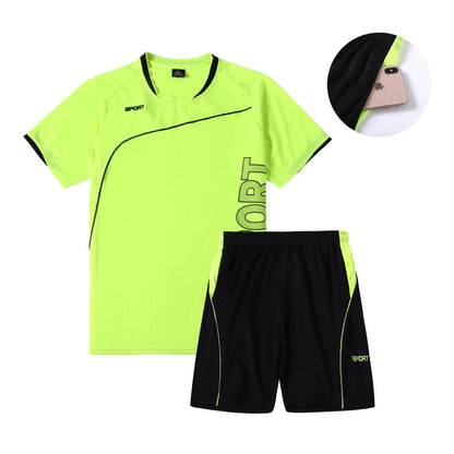 Men's Leisure And Comfortable Sports Quick Dry Running Set