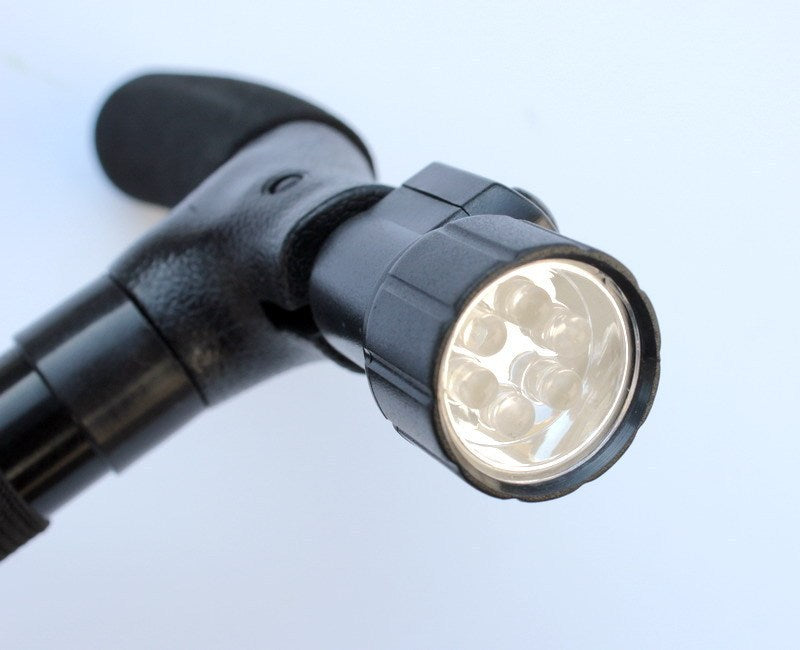 The Elderly Abduct Products Folding Walking Stick With Light