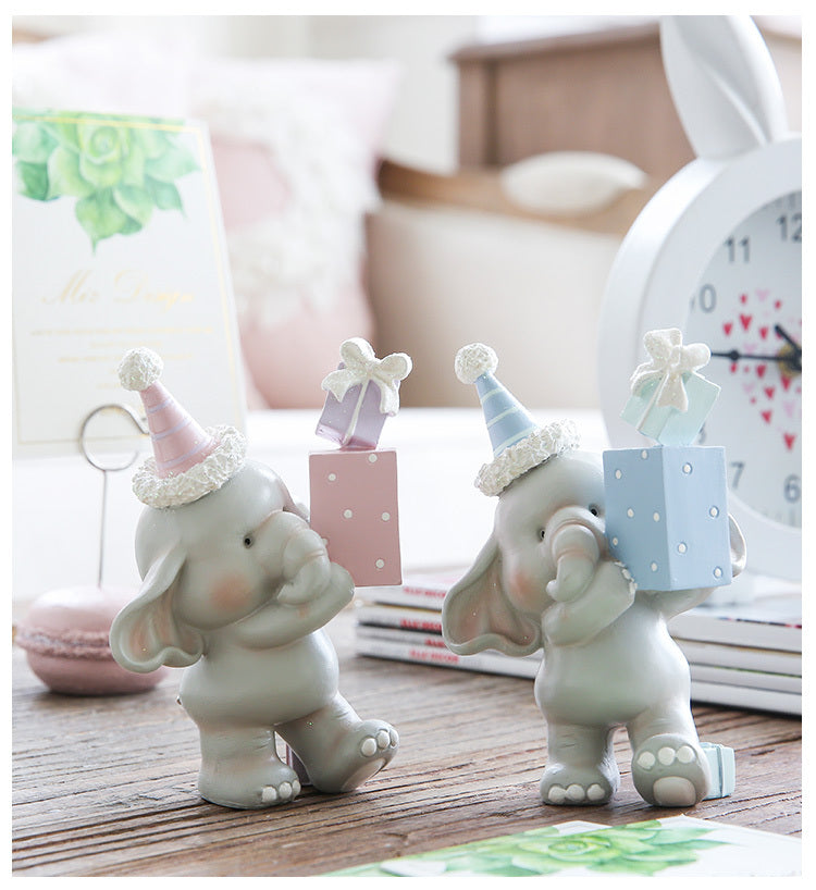 TV cabinet decoration cute girl resin home decoration