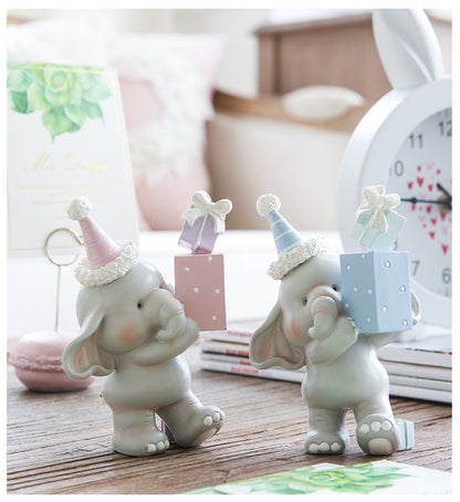 TV cabinet decoration cute girl resin home decoration