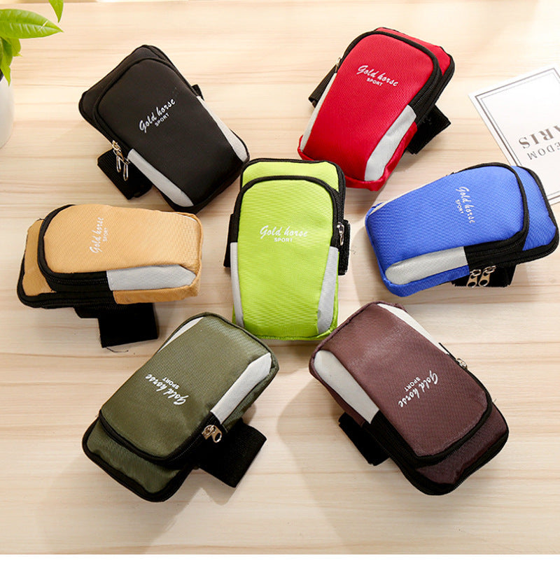 Nylon arm bag for fitness cycling