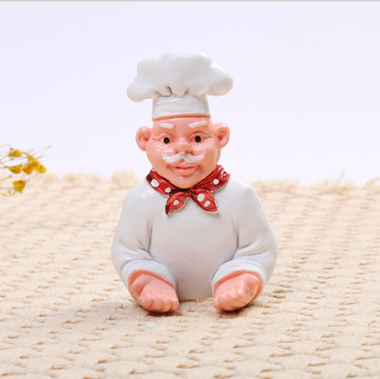 Punch-free seamless adhesive hook multi-function creative cartoon chef hook hook kitchen bathroom supplies