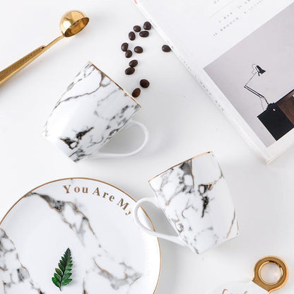 Nordic Marbled Ceramic Mug