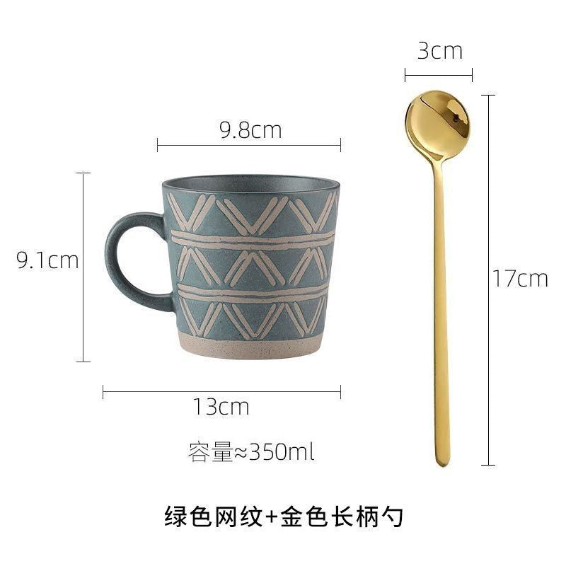 Stoneware Mug Coffee Cup Couple Water Cup