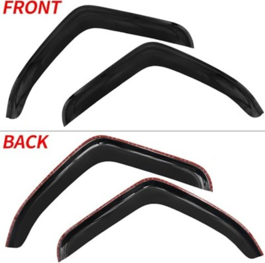 Window Air Guard Deflectors Compatible With 2007-2017 Freightliner Cascadia