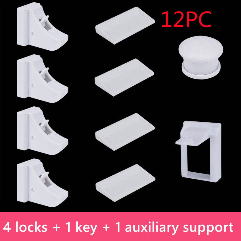 Children's Multifunctional Safety Lock, Drawer Lock, Cabinet Door Lock