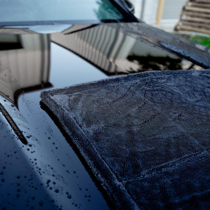 24x36in YISLU Drying Towel  - Super Absorbent Car Drying Towel, Woven With Twisted Microfiber, 1300 GSM High Quality Microfiber 70 30 Mixed Twisted Microfiber