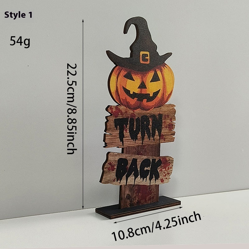Wooden Retro Creative Decoration Halloween Decoration