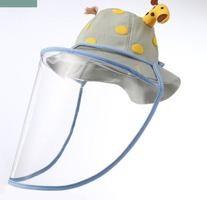 Baby Hat Thin Fisherman Hat Baby Protective Cap Baby Child Isolation Cap