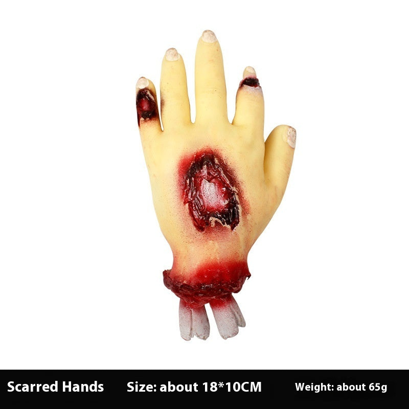 Halloween Broken Hand Horror Decoration Props Haunted House Bar Chamber Spoof Simulation