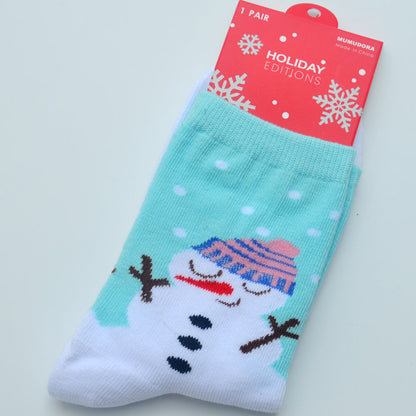New Year Santa Claus Holiday Gift Fashion Socks