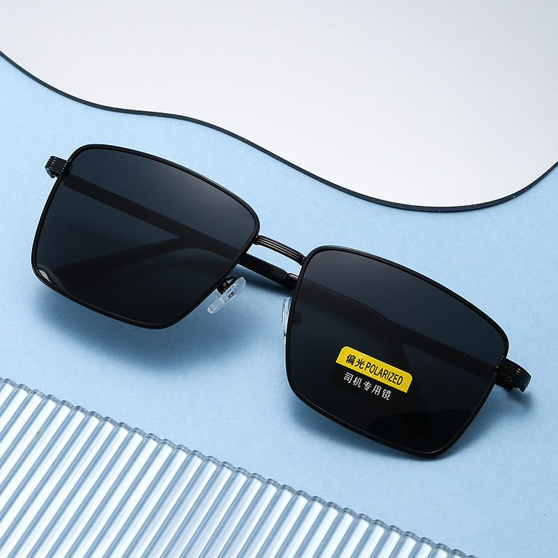 For Driving Sunglasses Men's Polarized Glasses Box