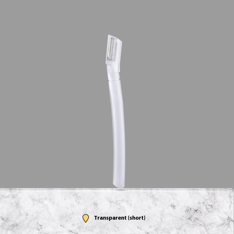 Stainless Steel Macro Blade Transparent Eyebrow Trimmer Set
