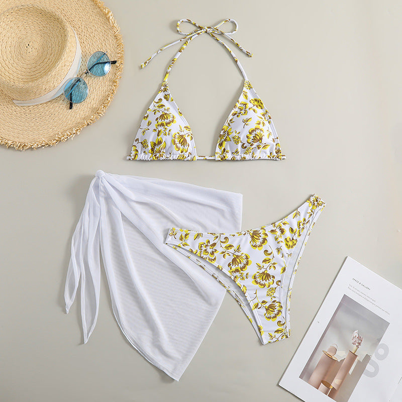 Bikini Three-piece Swimsuit For Women