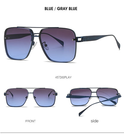 Men's Casual Fashion Metal Frame Sun Glasses