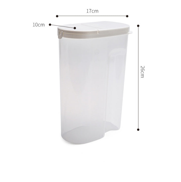 Whole grains sealed cans plastic kitchen food storage box