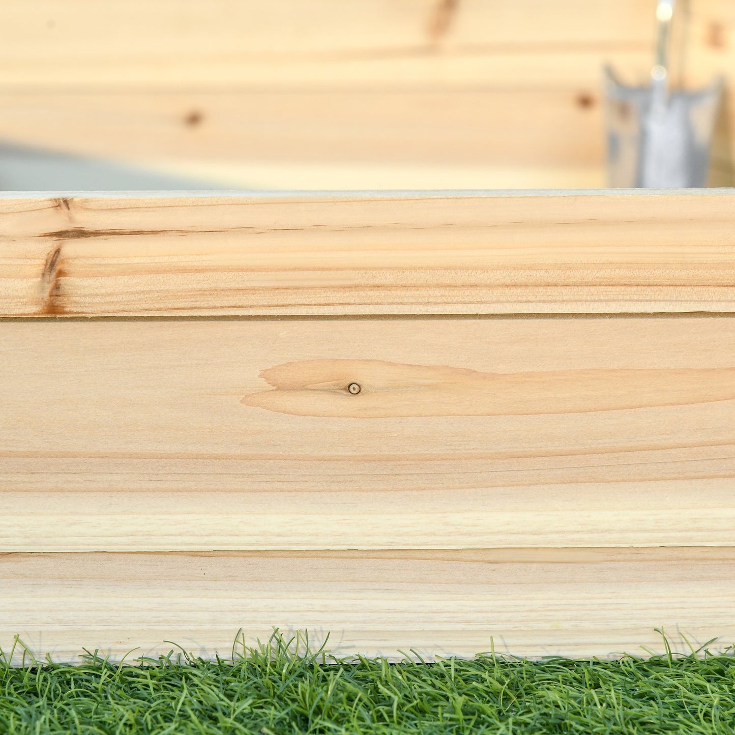 39'' x 36'' Screwless Raised Garden Bed, Hexagon Planter Box DIY Herb Garden