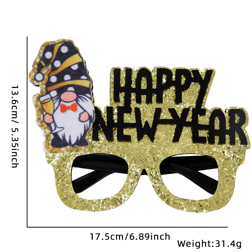 New Year Party Decoration Glasses Party Photo Props