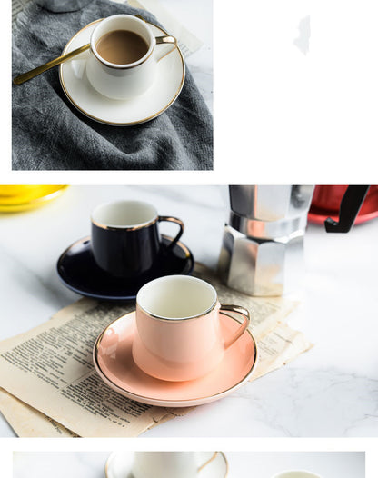 Creative Turkish Ceramic Coffee Mug Macaron Color