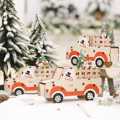 Santa Claus supplies creative car decoration