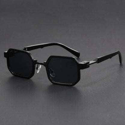 Retro Polygon Exquisite Sun Glasses Women