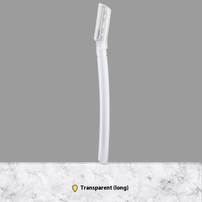 Stainless Steel Macro Blade Transparent Eyebrow Trimmer Set