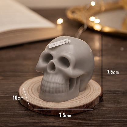 Halloween Skull Aromatherapy Candle Handmade