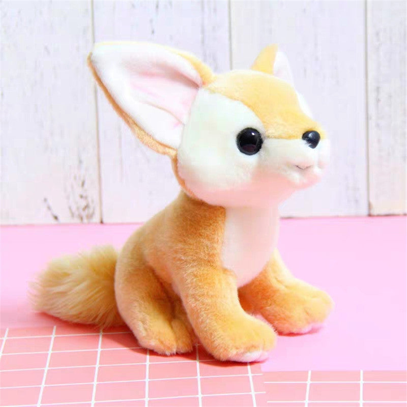 Wide-eared fox doll rag doll