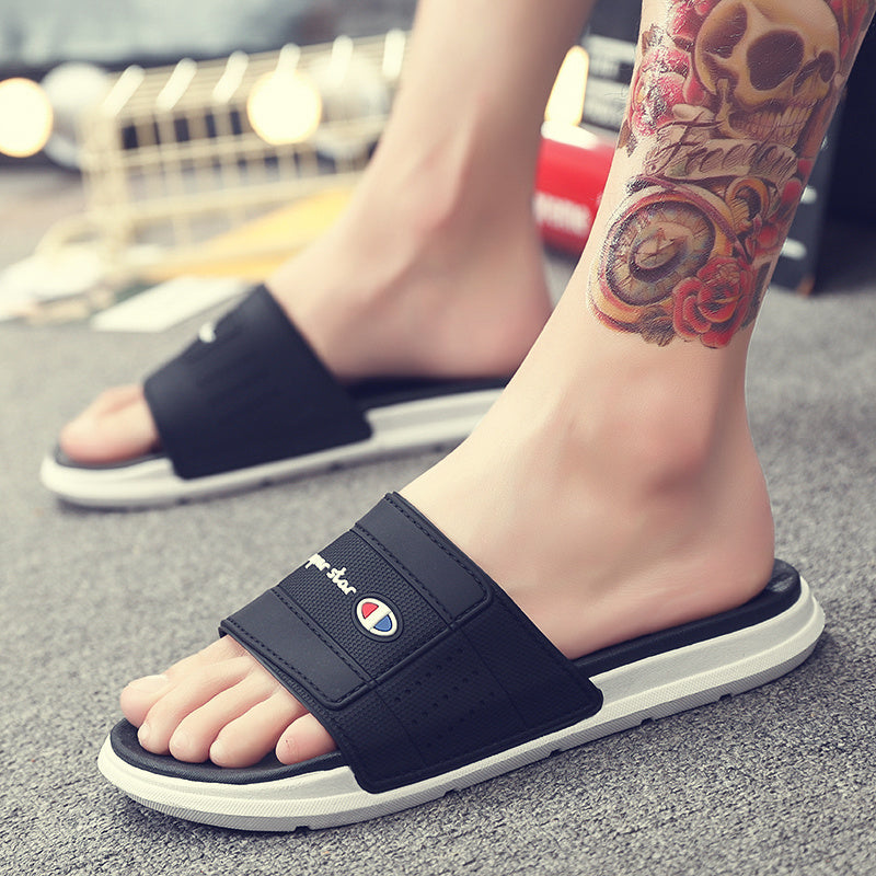 Fashionable male and female sandals